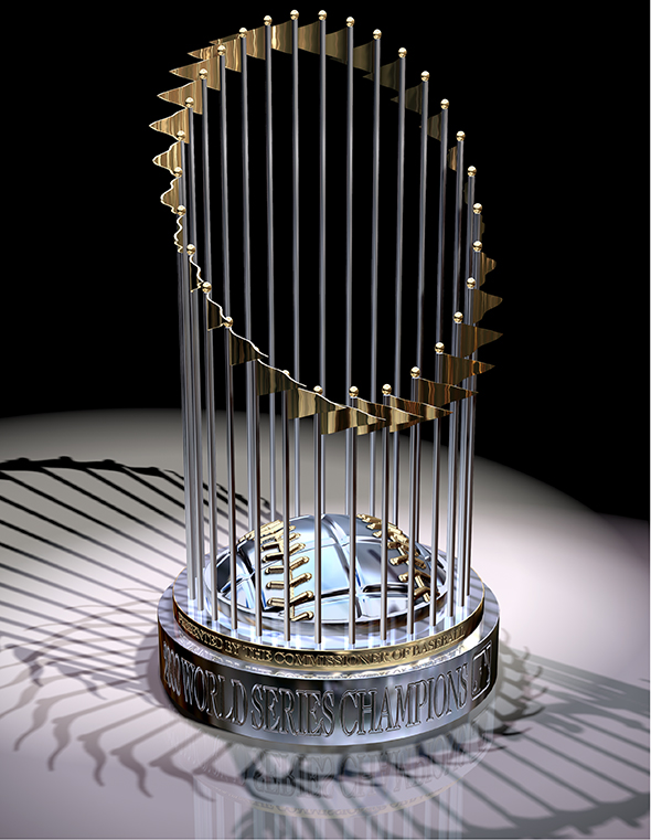 運動賽事經典獎盃介紹–棒球–MLB 世界大賽冠軍盃(MLB World series trophy)